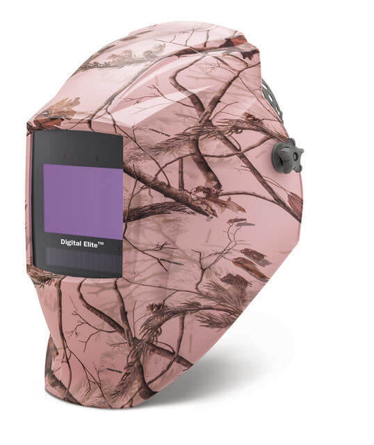 Miller Digital Elite AutoDarkening Welding Helmet 'Pink Camouflage'